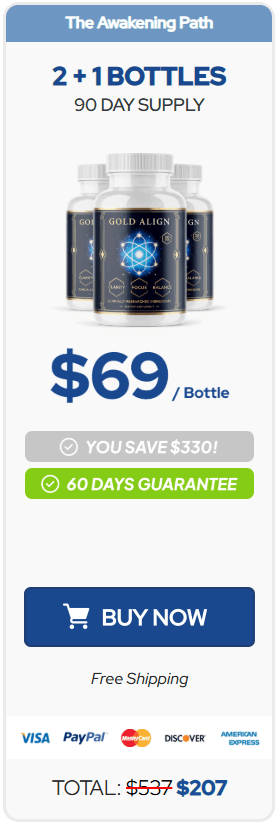 Buy GoldAlign 3 Bottle